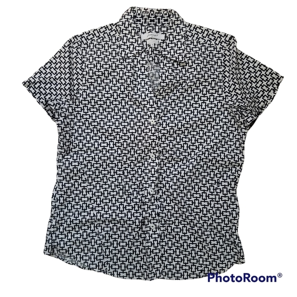 Foxcroft NYC Blouse Short Sleeve - Picture 1 of 6